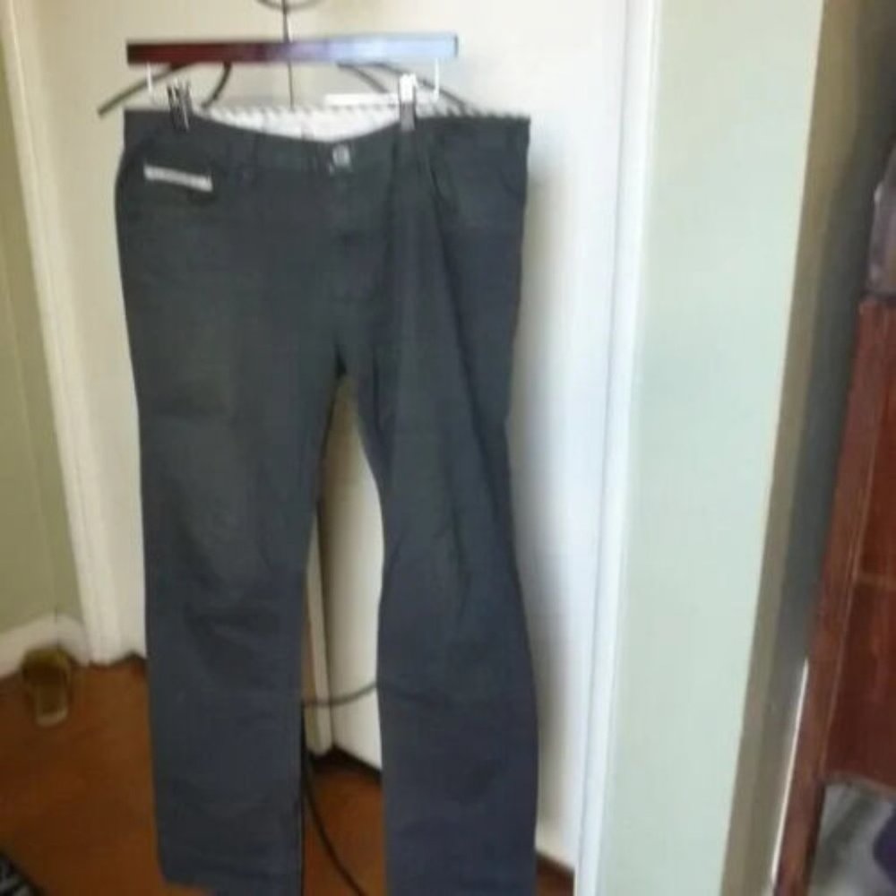 VANS OF THE WALL JEANS MEN SZ 32 X32 DARK GRAY EUC